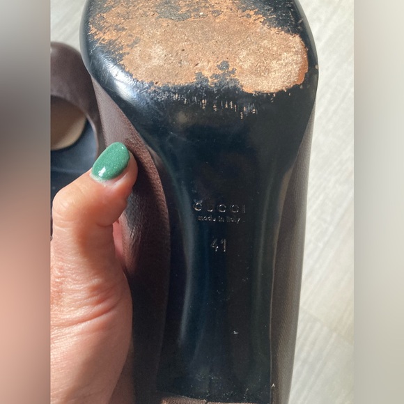 Gucci - used - BROWN LEATHER - size 41 - 10.5. - Picture 11 of 16